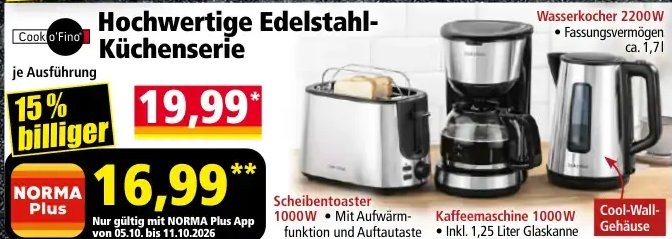 Hochwertige Edelstahl-Küchenserie