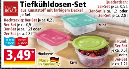 Tiefkühldosen-Set