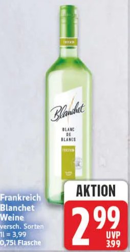 Frankreich Blachet Weine