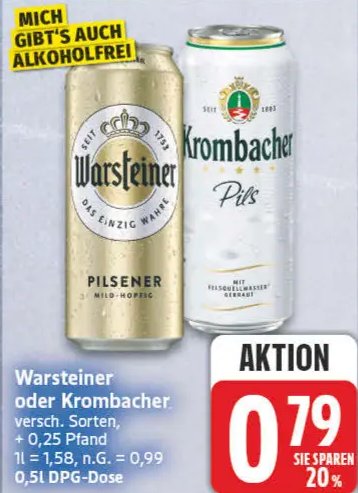 Warsteiner oder Krombacher