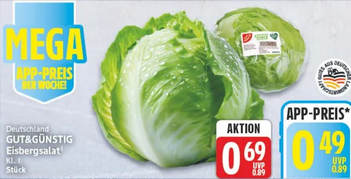 Deutschland GUT&GÜNSTIG Eisbergsalat