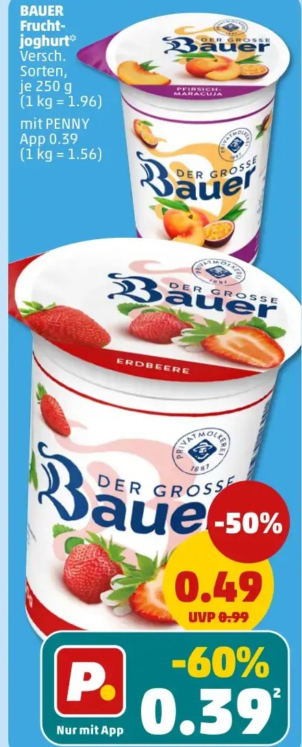 BAUER Frucht-joghurt