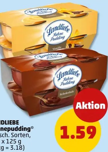 LANDLIEBE Sahnepudding