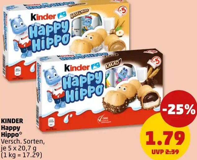 KINDER Happy Hippo