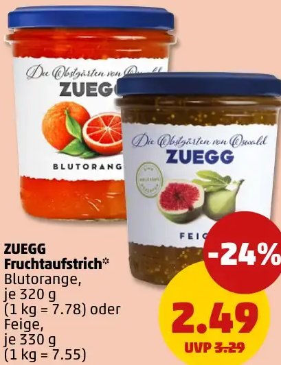 ZUEGG Fruchtaufstrich
