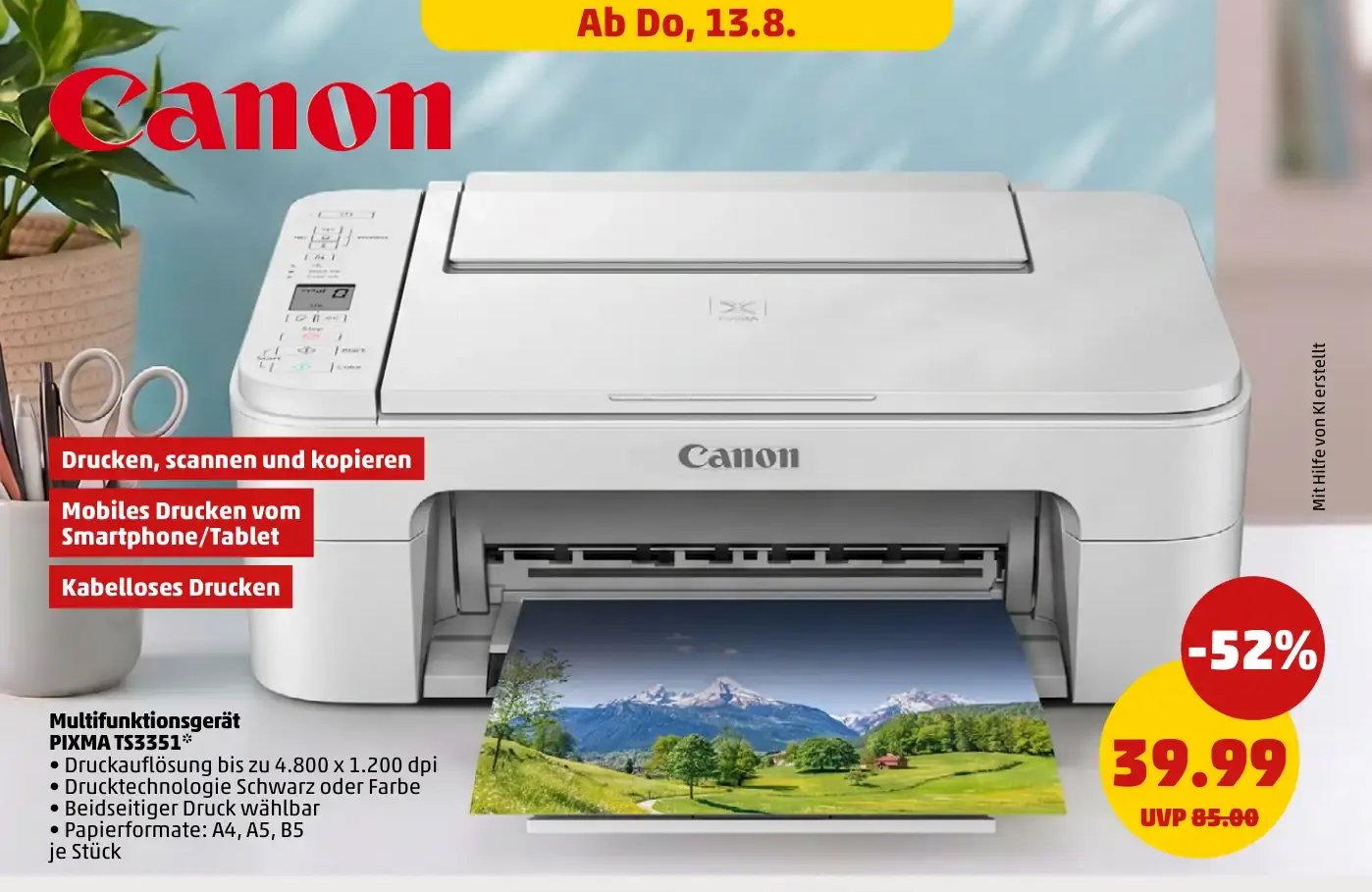 Multifunktionsgerät PIXMA TS3351