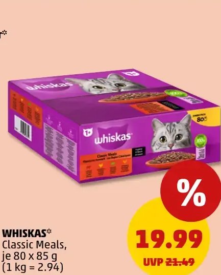 WHISKAS Classic Meals