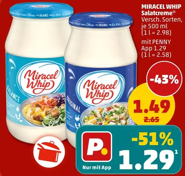 MIRACEL WHIP Salatcreme