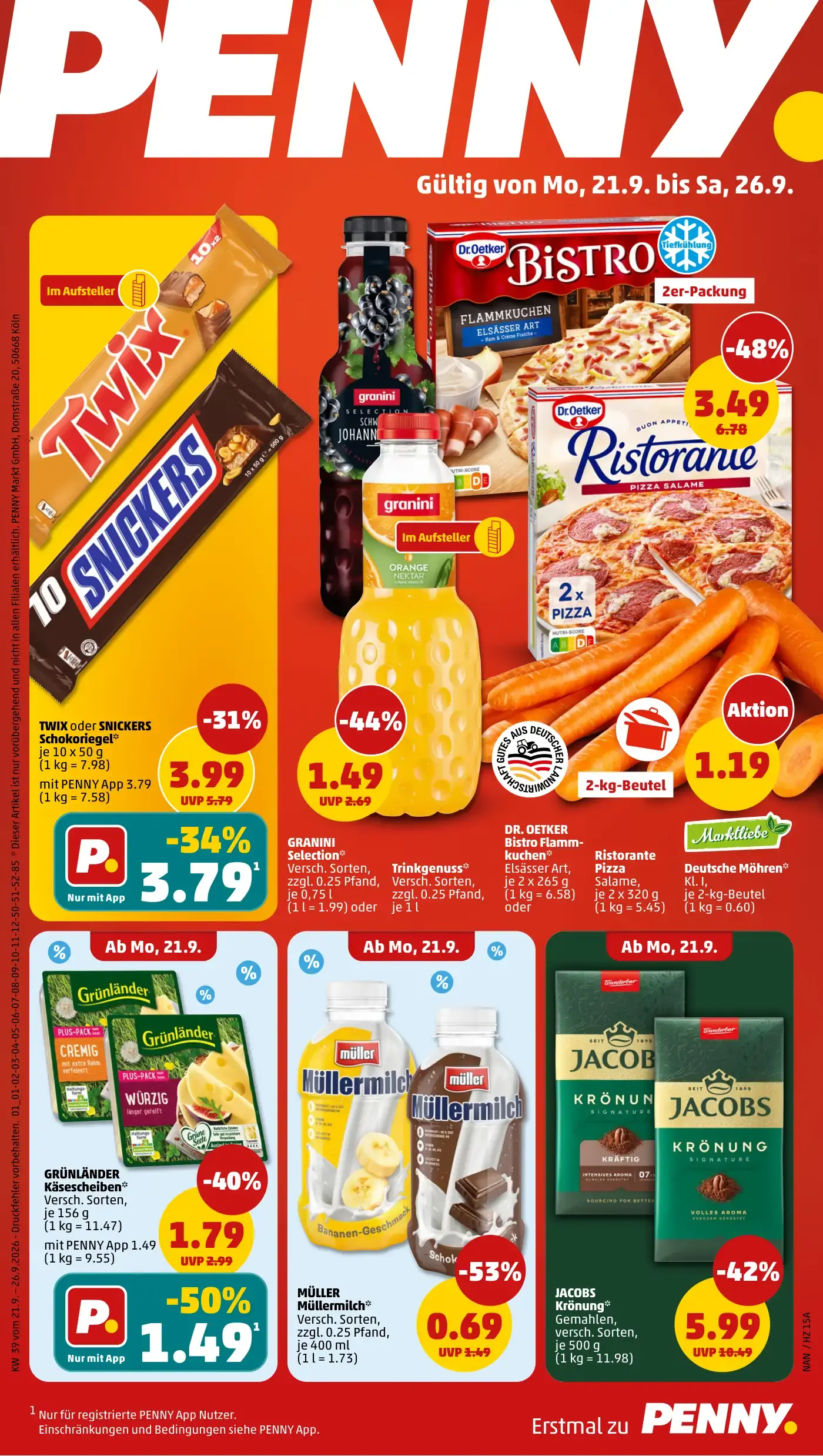 Penny Prospekt nächste Woche zum Blättern