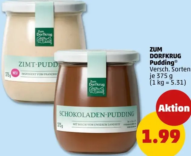 ZUM DORFKRUG Pudding