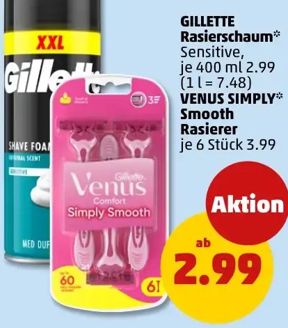 GILLETTE Rasierschaum