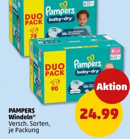 PAMPERS Windeln