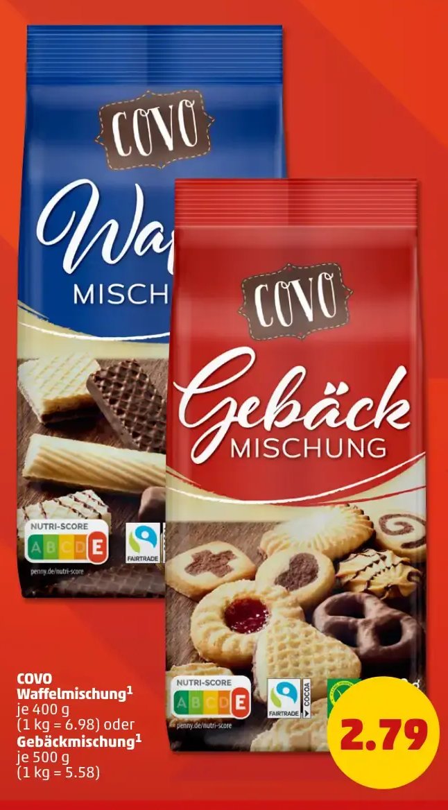 COVO Waffelmischung oder Gebäckmischung