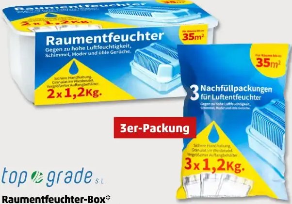 top grade Raumentfeuchter-Box