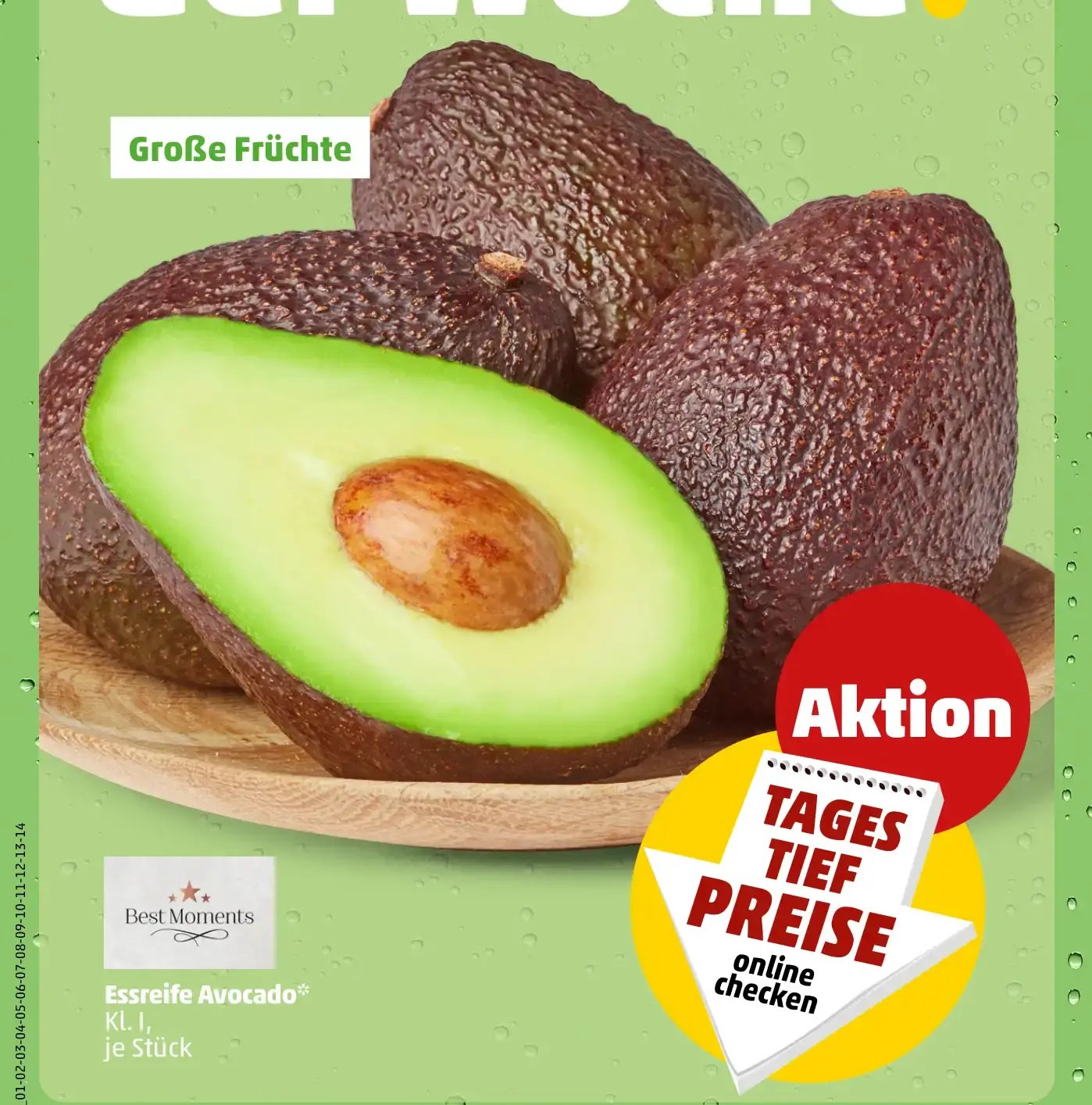 Essreife Avocado