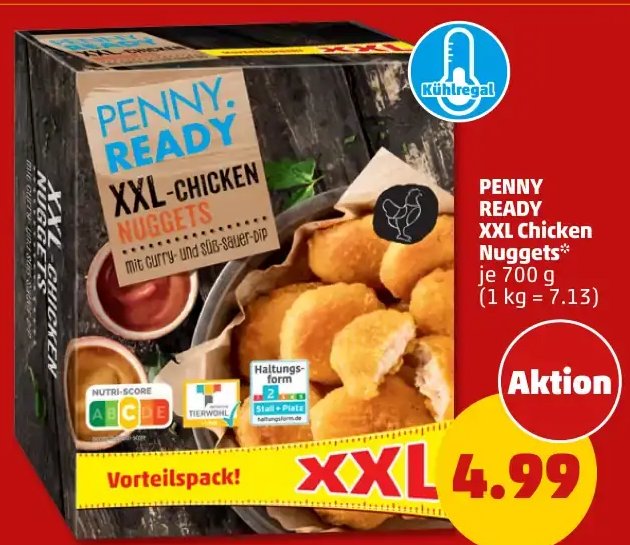 PENNY READY XXL Chicken Nuggets