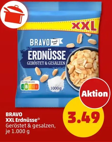 BRAVO XXL Erdnüsse