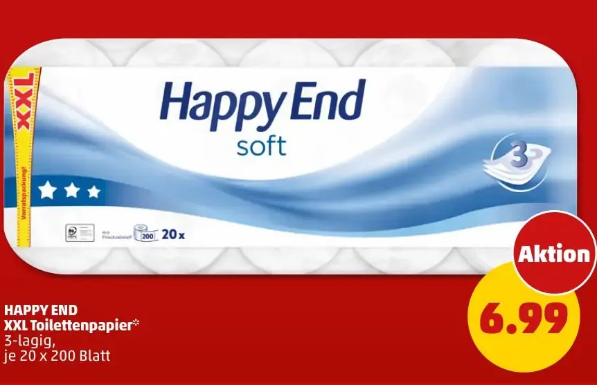 HAPPY END XXL Toilettenpapier