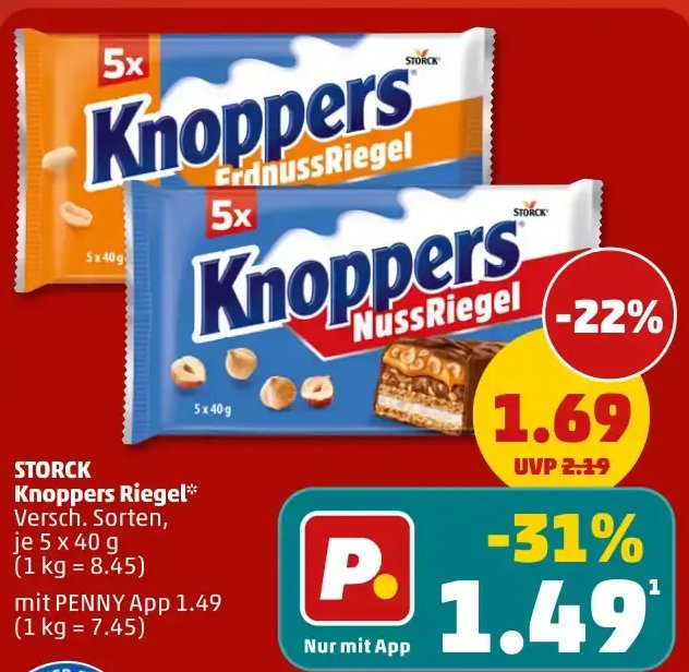 STORCK Knoppers Riegel