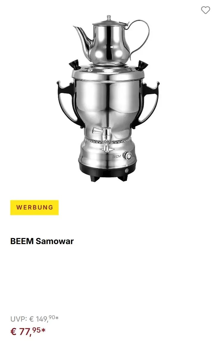 BEEM Samowar