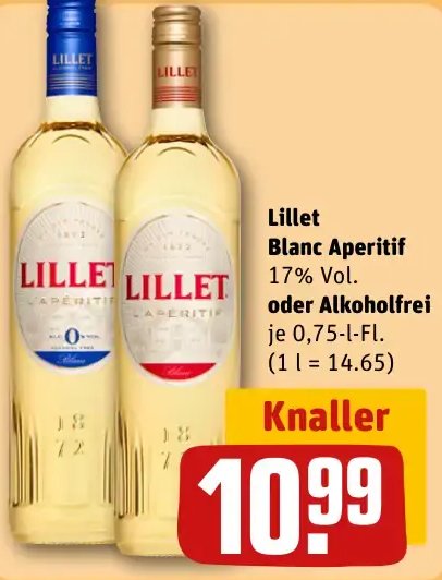 Lillet Blanc Aperitif