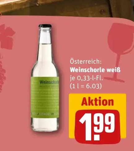 Weinschorle weiß