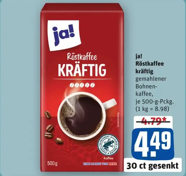 ja! Röstkaffee kräftig
