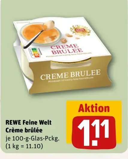 REWE Feine Welt Crème brûlée