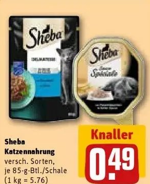 Sheba Katzennahrung