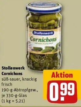 Stollenwerk Cornichons