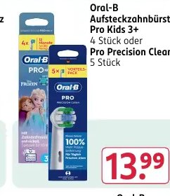 Oral-B Aufsteckzahnbürste Pro Kids 3+ oder Pro Precision Clean