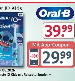 Oral-B Elektrische Zahnbürste IO Kids mit Reiseetui