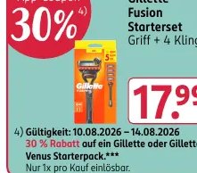 Gillette Fusion Starterset