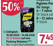 Ninjamas Pyjama Pants für Jungs