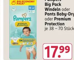 Pampers Big Pack Windeln oder Pants Baby-Dry oder Premium Protection