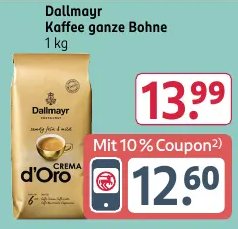 Dallmayr Kaffee ganze Bohne