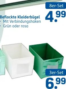 Beflockte Kleiderbügel