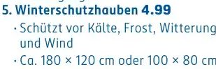 Winterschutzhauben