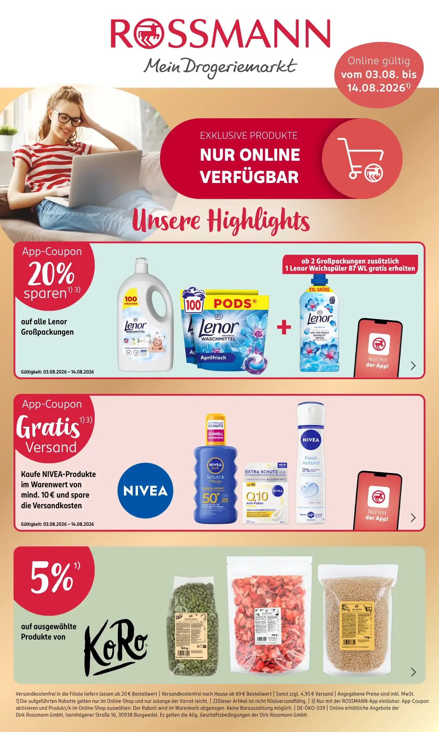 Rossmann Prospekt nächste Woche zum Blättern
