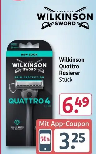 Wilkinson Quattro Rasierer
