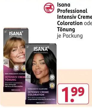Isana Professional Intensiv Creme Coloration
