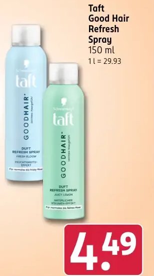 Taft Good Hair Refresh Spray