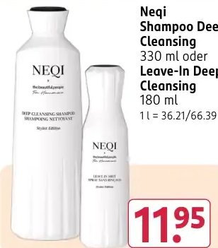 Neqi Shampoo Deep Cleansing
