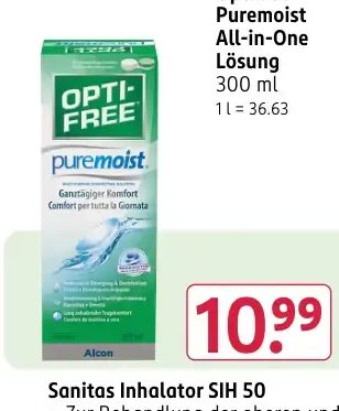 Optifree Puremoist All-in-One Lösung