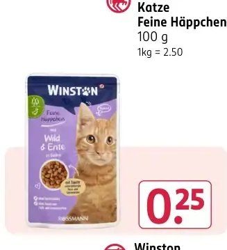 Winston Katze Feine Häppchen