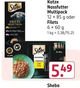 Sheba Katze Nassfutter Multipack