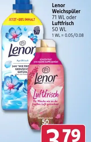 Lenor Weichspüler Konzentrat Luftfrisch