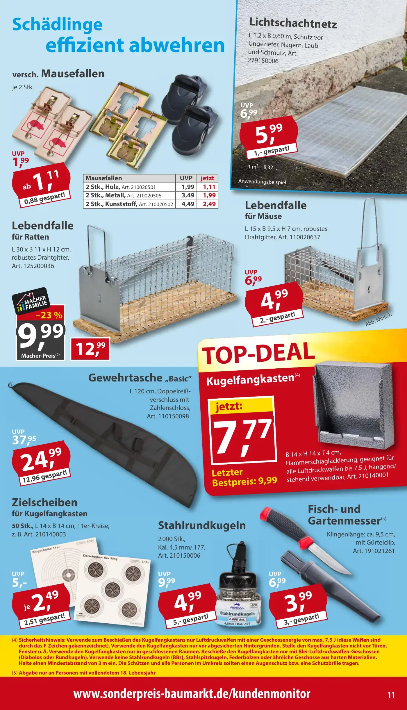 Sonderpreis Baumarkt Prospekt Seite 11