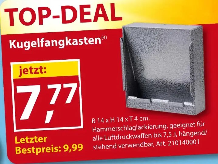 Kugelfangkasten