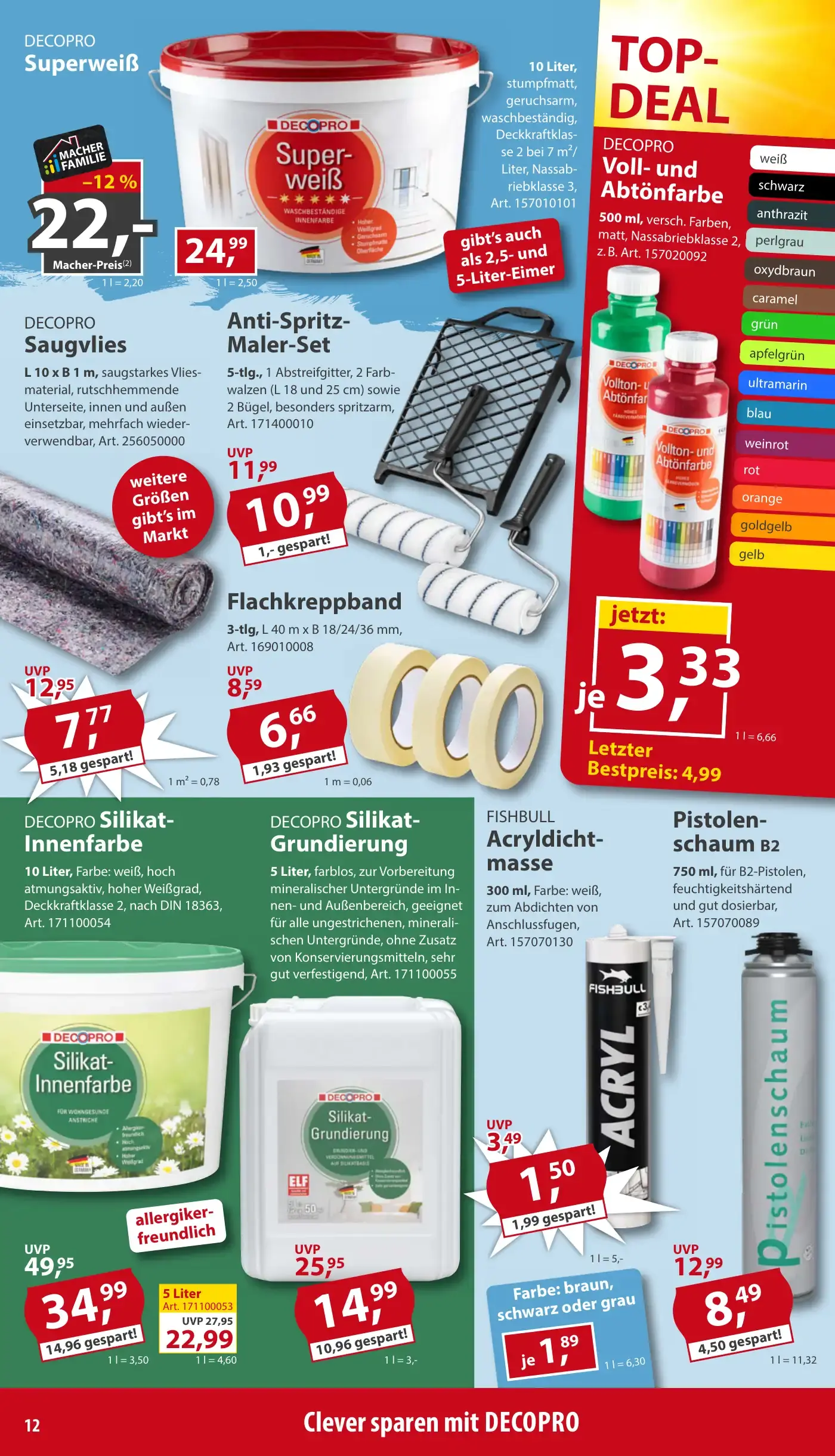 Sonderpreis Baumarkt Prospekt Seite 12